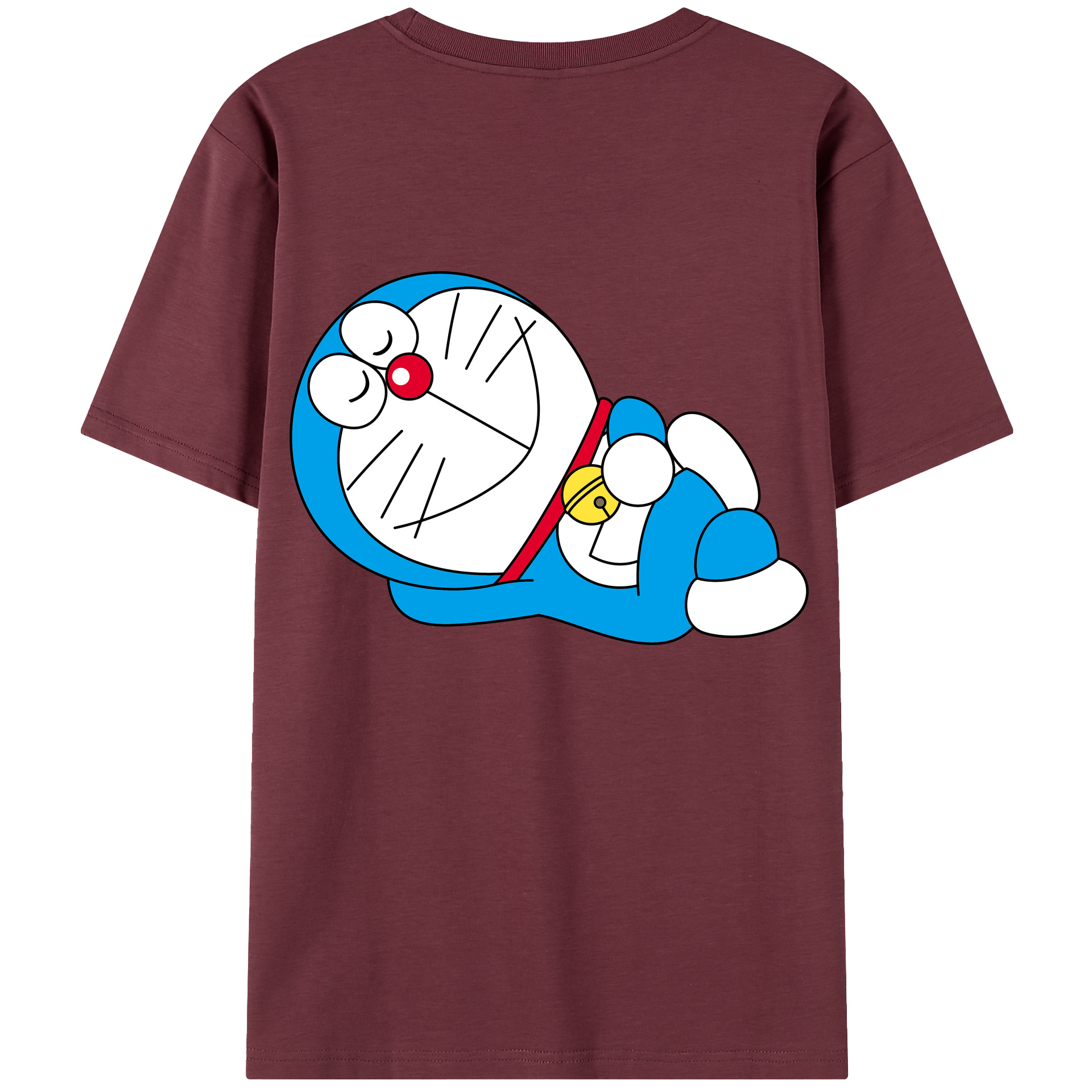 （画像用） ドラえもん Doraemon 綿100％半袖Tシャツ（背面プリント）